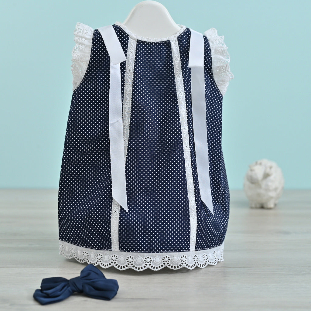 Valeria Navy Dress