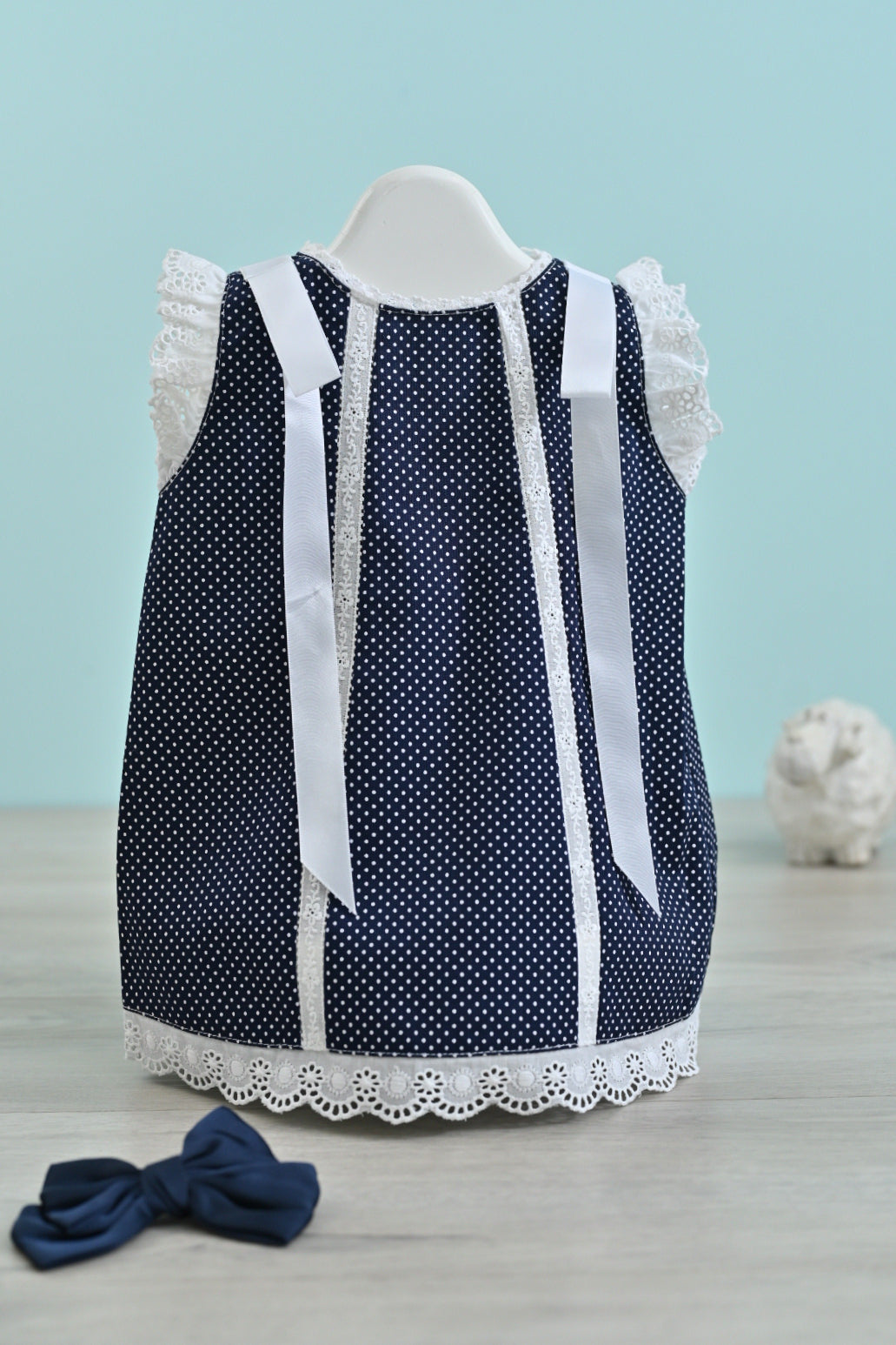Valeria Navy Dress