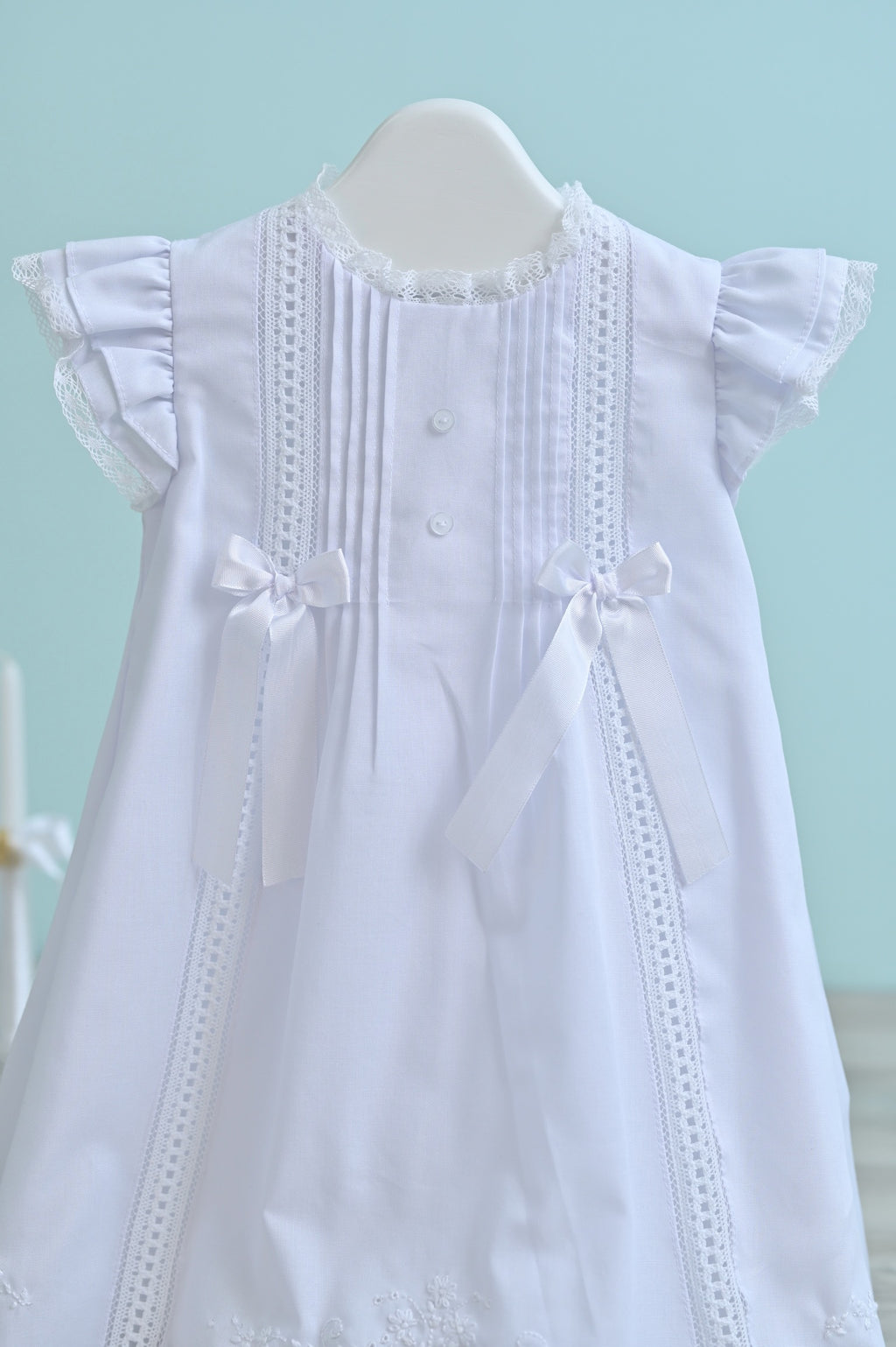 White Love Baptism Dress