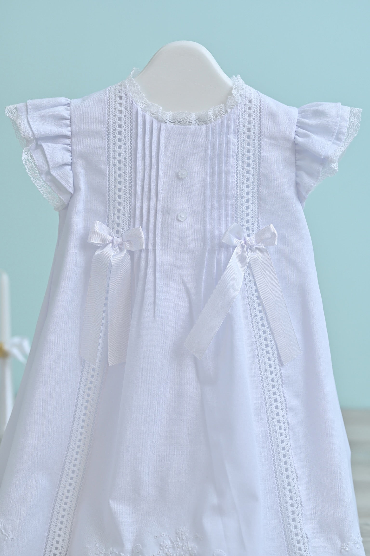 White Love Baptism Dress