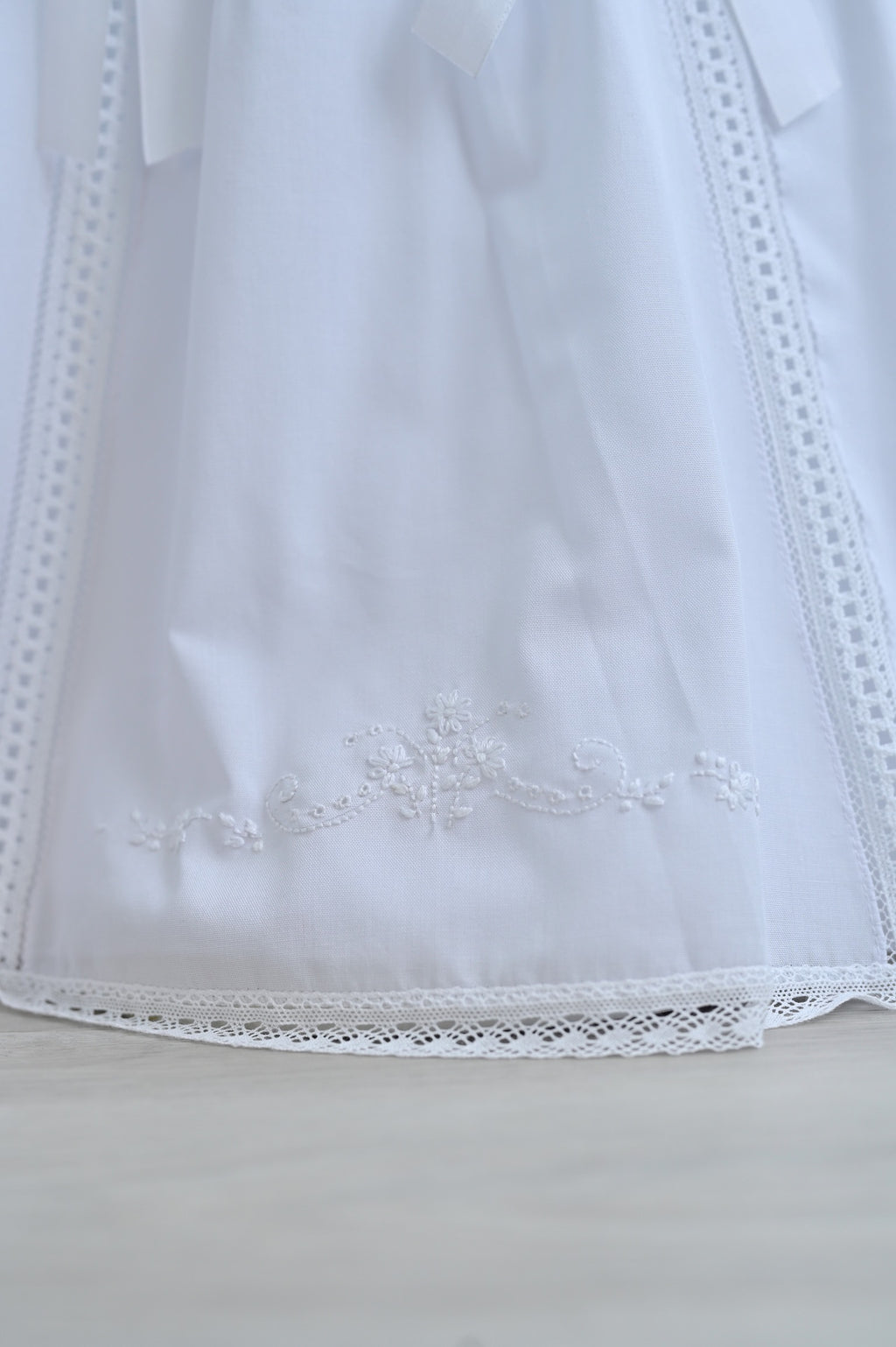 White Love Baptism Dress