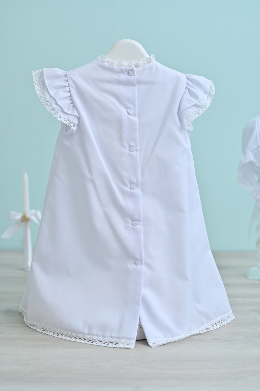 White Love Baptism Dress