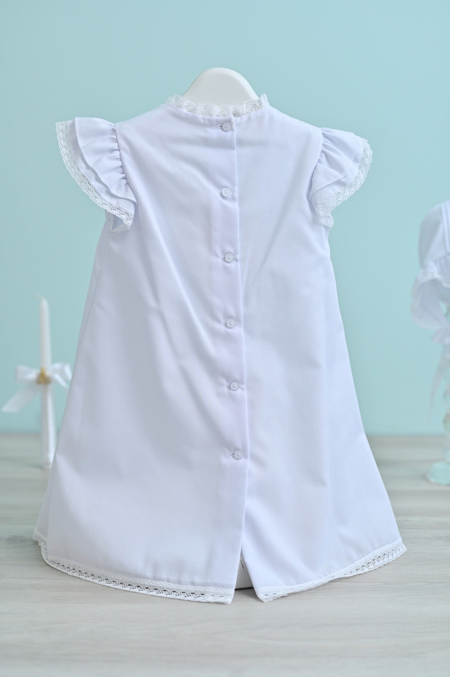 White Love Baptism Dress