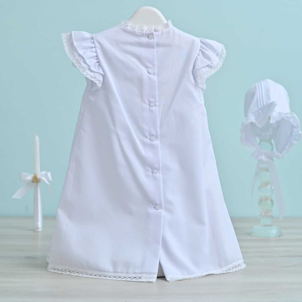 White Love Baptism Dress