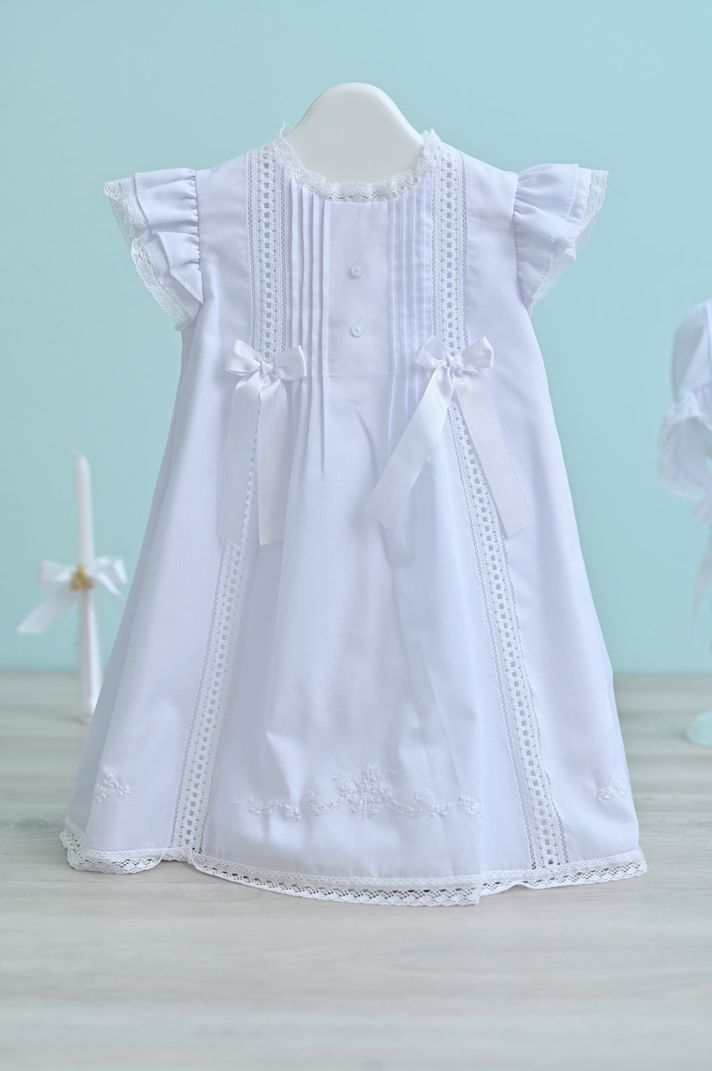 White Love Baptism Dress