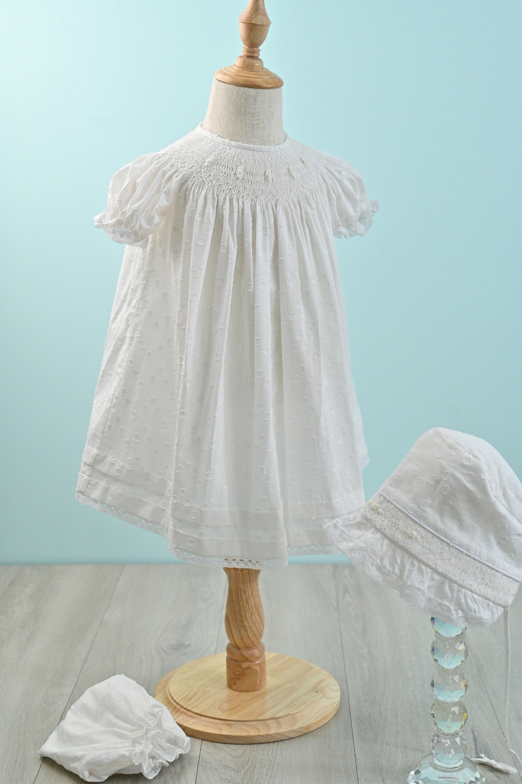 Angelina Baptism Cream Dress