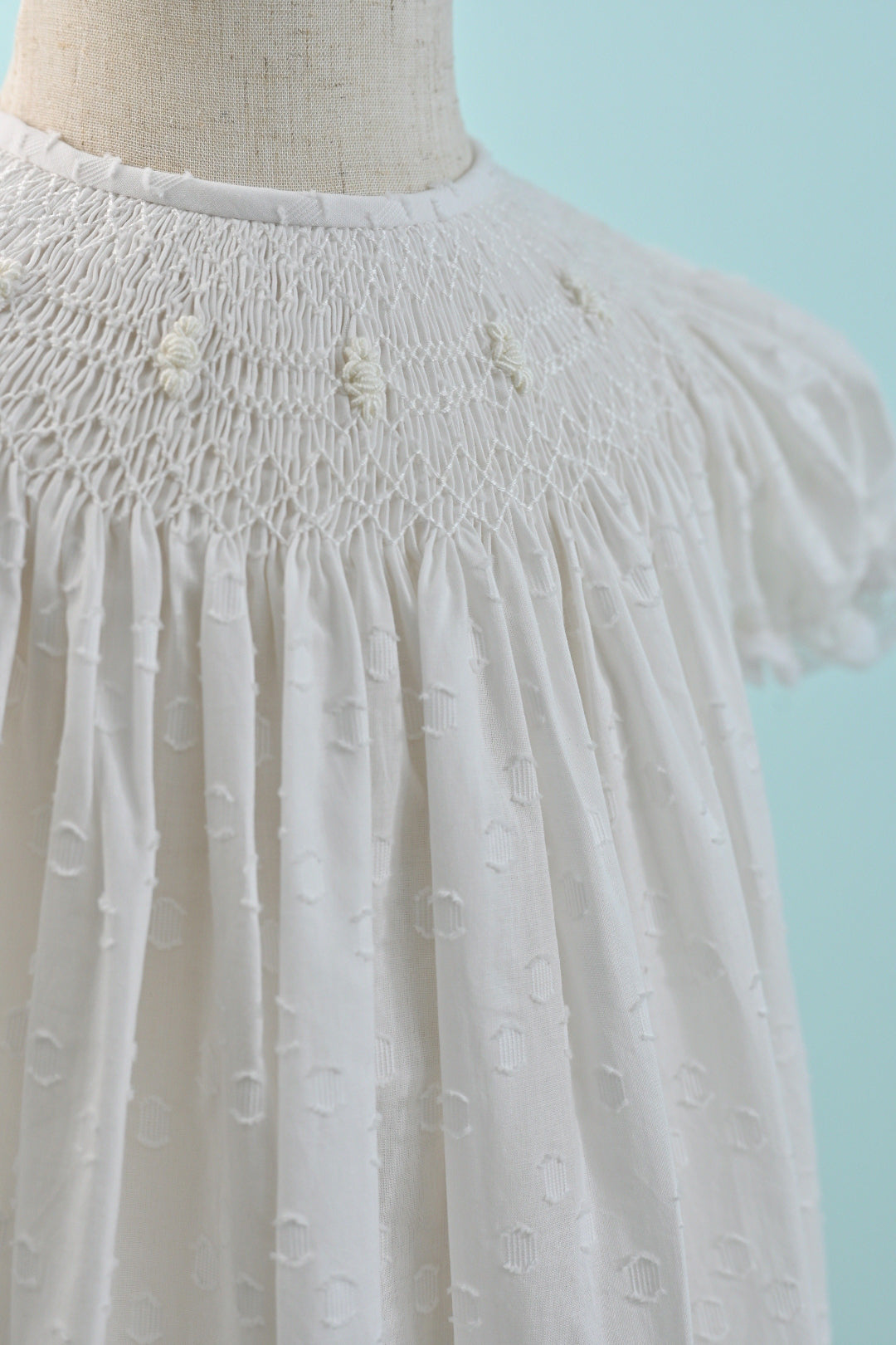 Angelina Baptism Cream Dress