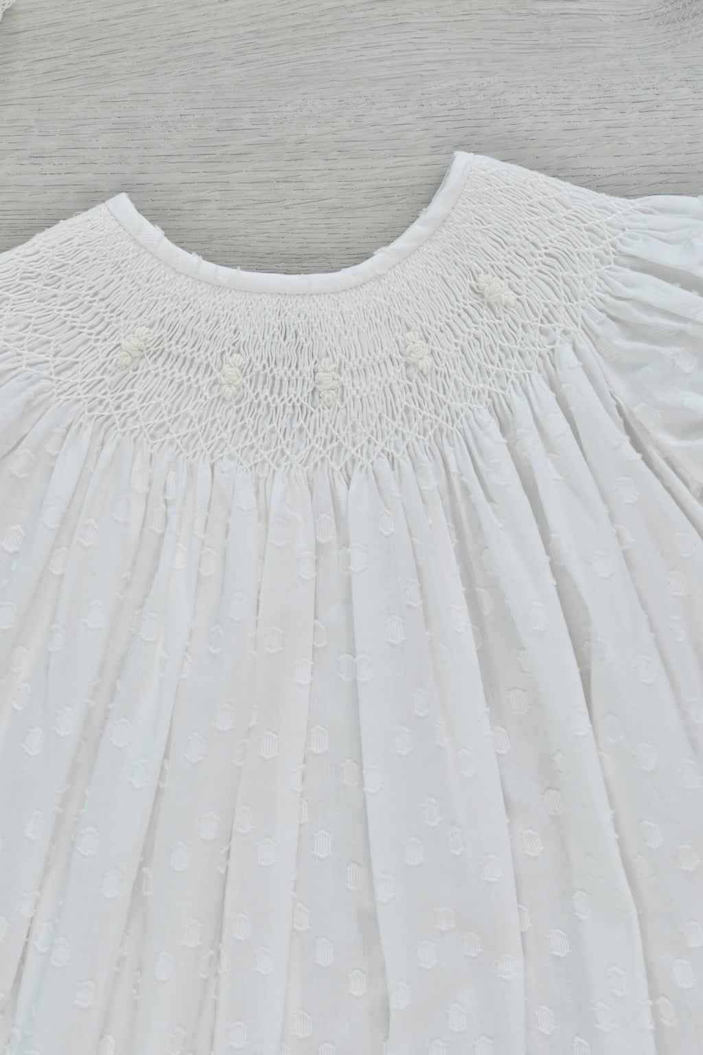 Angelina Baptism Cream Dress