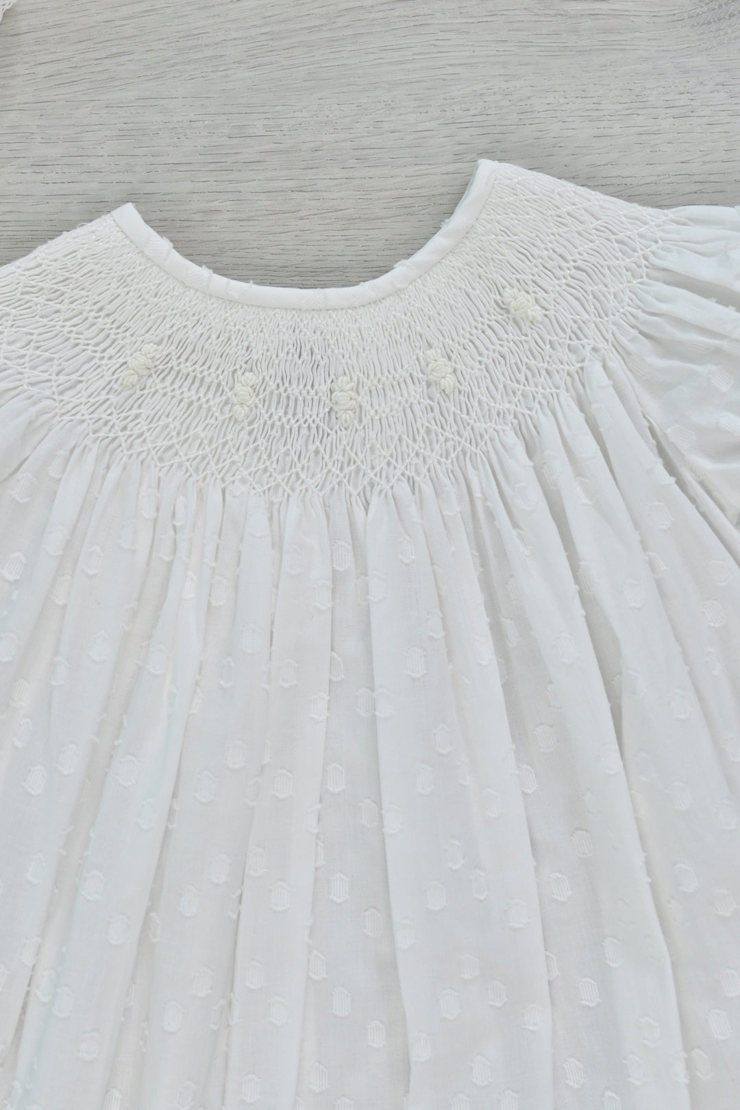 Angelina Baptism Cream Dress