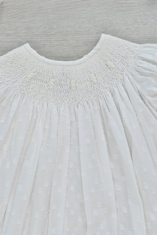 Angelina Baptism Cream Dress