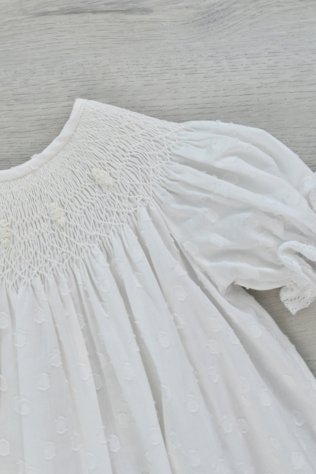 Angelina Baptism Cream Dress