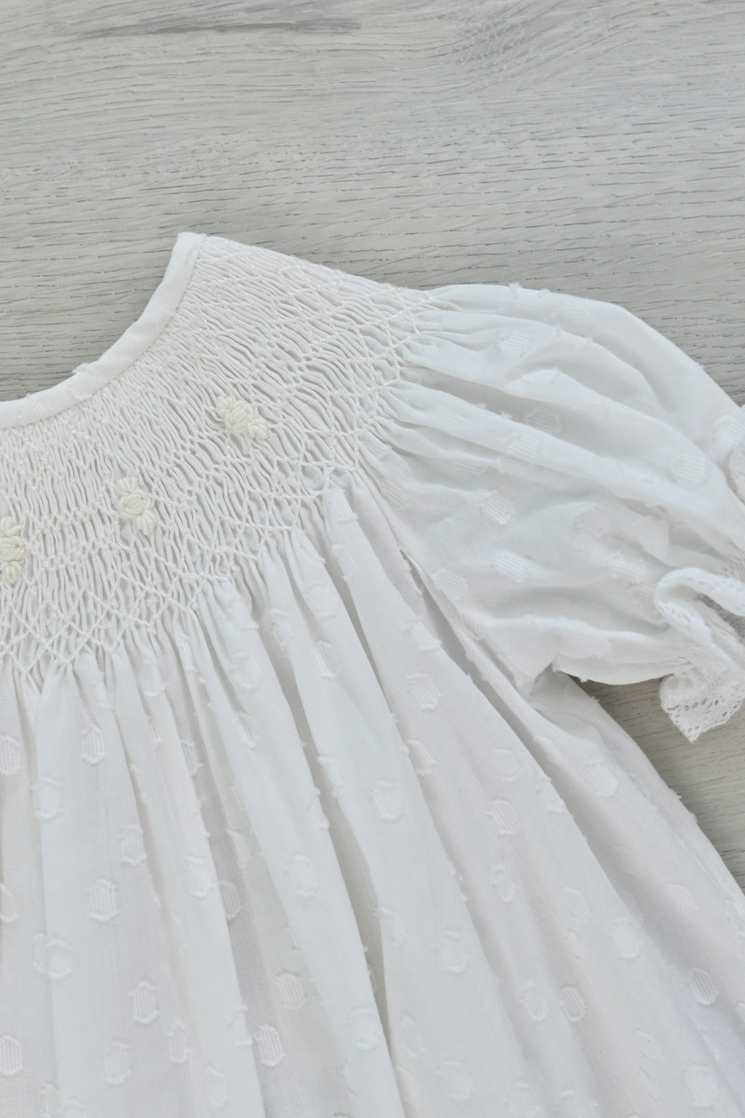Angelina Baptism Cream Dress