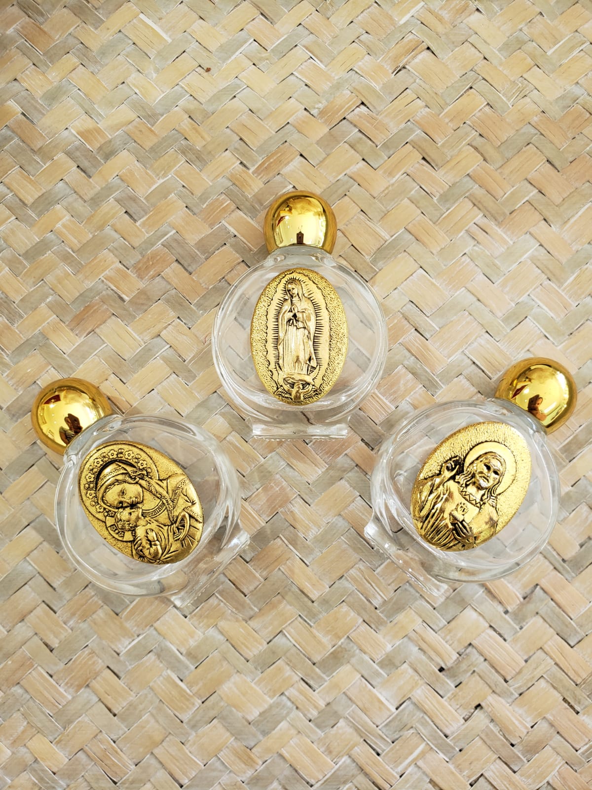 Bote Agua Bendita Gold