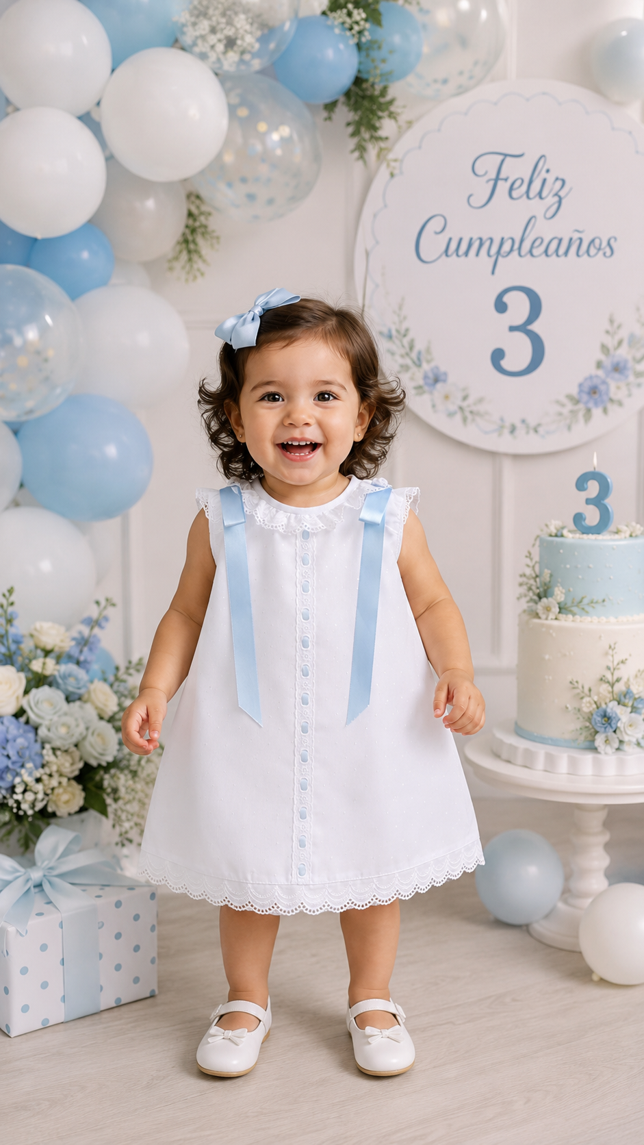 Baby Blue Begoña Dress