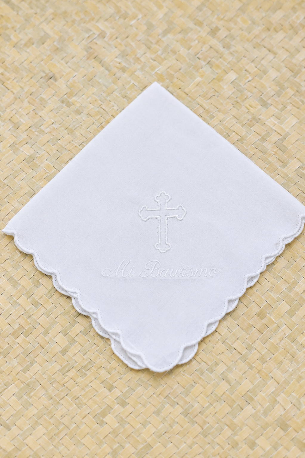 Pañuelo de Bautizo Personalizado