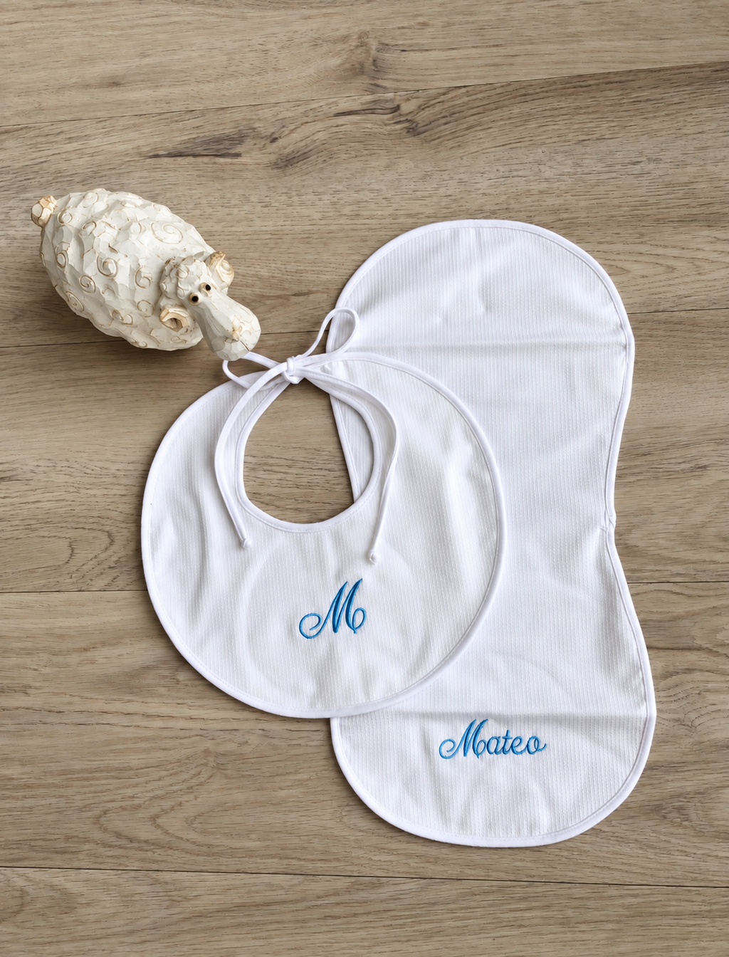 Baby Bid and Burp Cloth