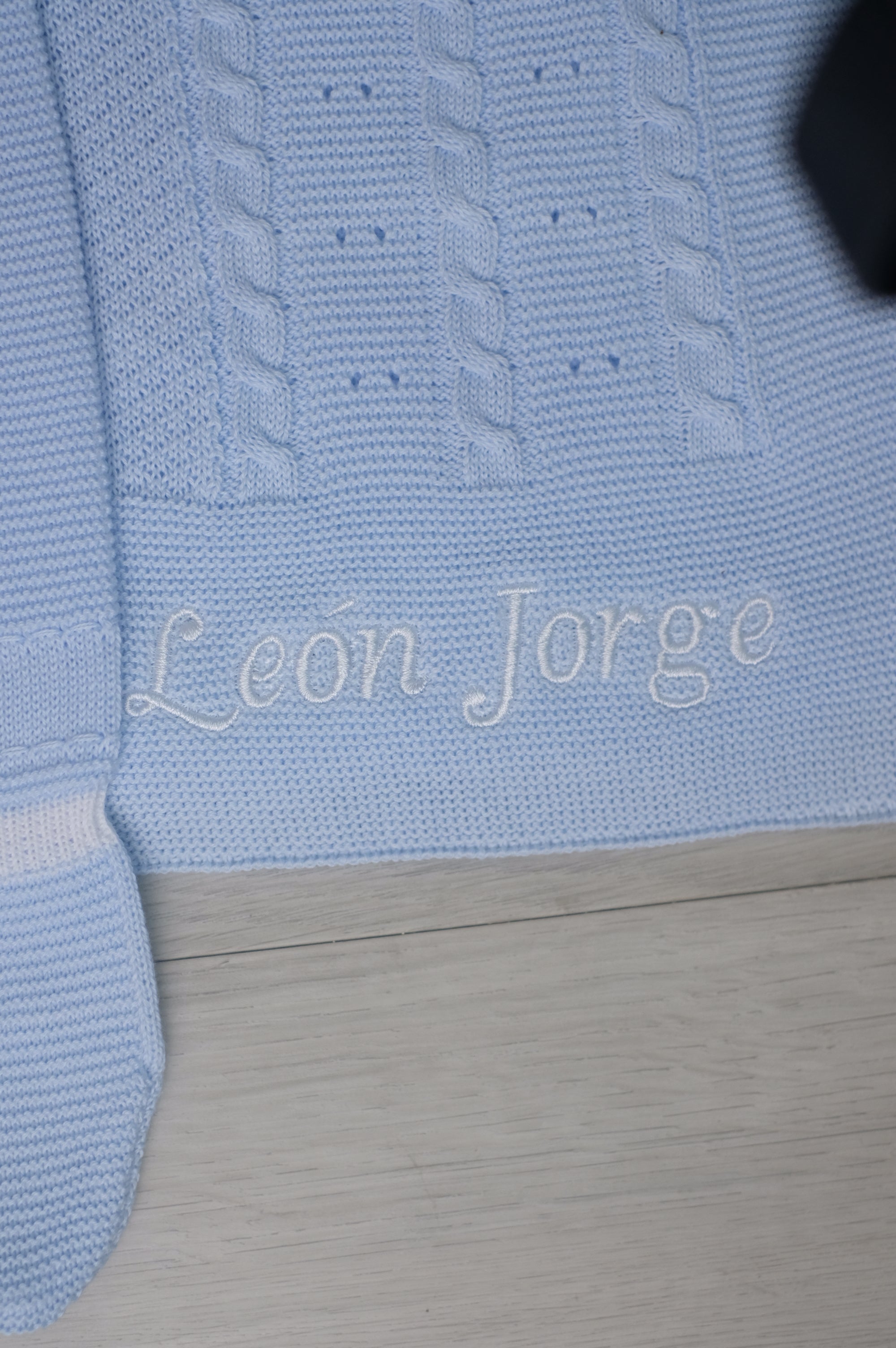 Baby Blue Knit