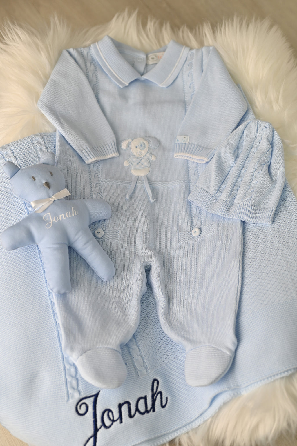 Baby Blue Knit