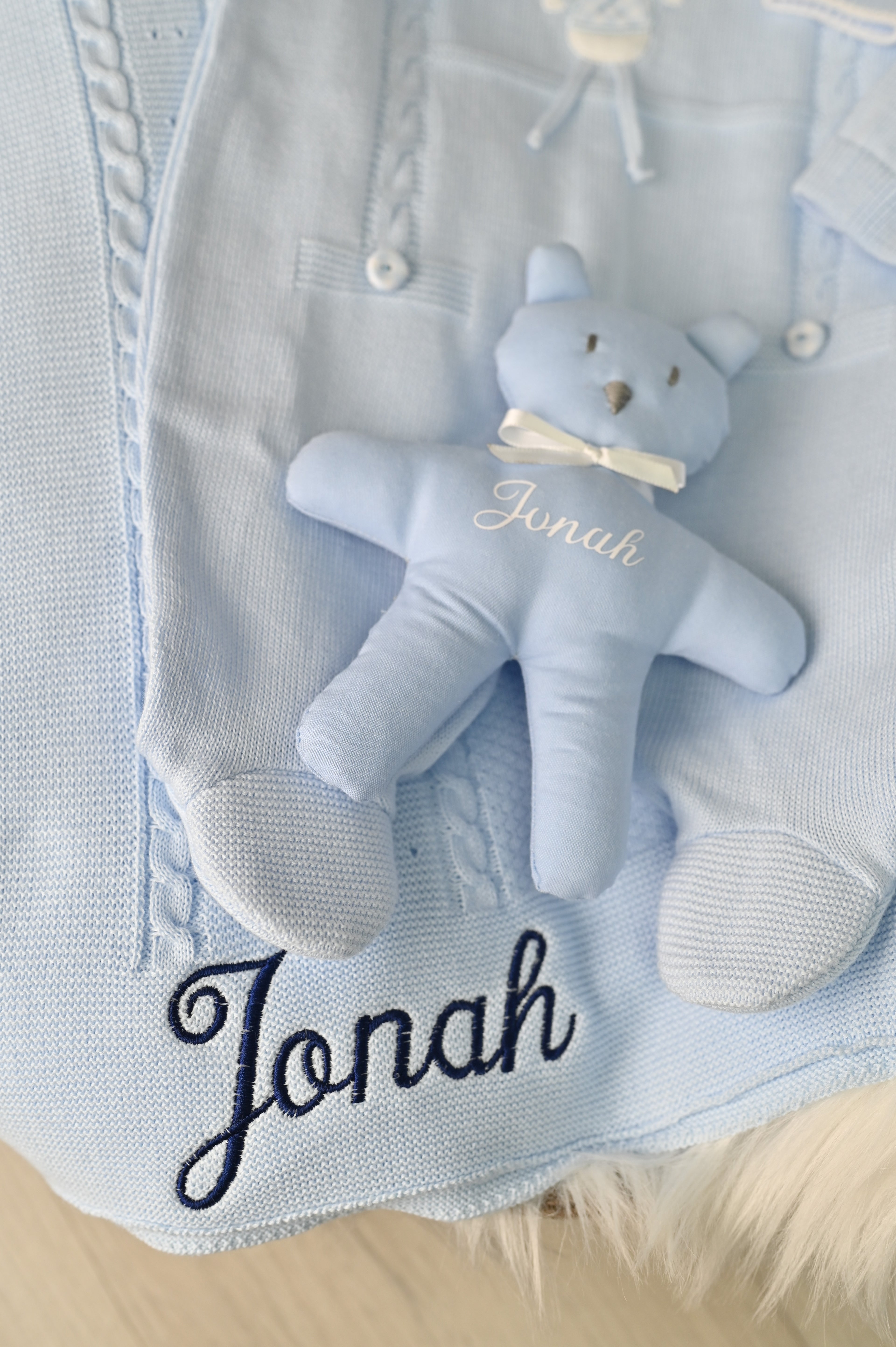 Baby Blue Knit