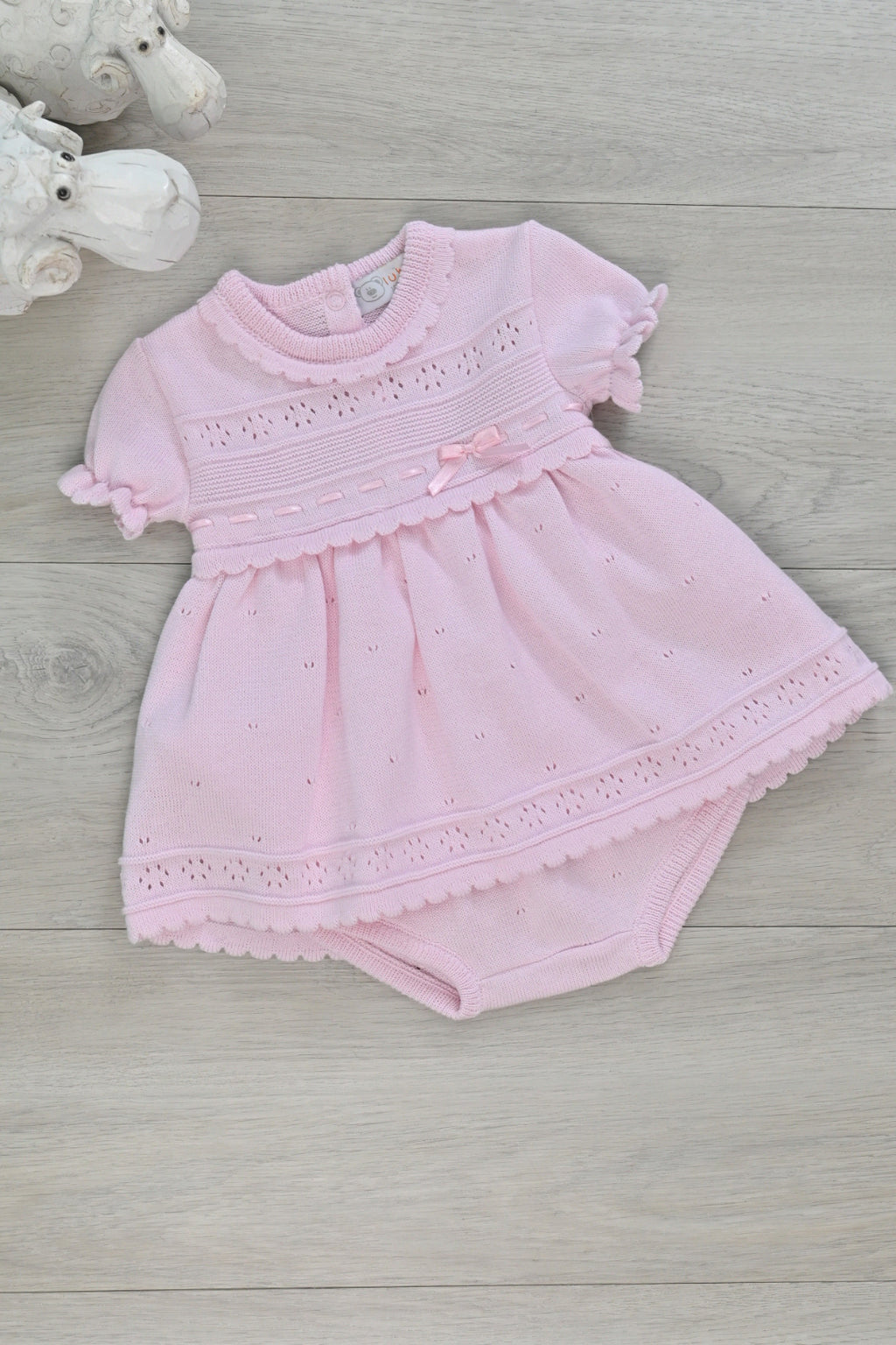 Luciana Pink Knit Dress