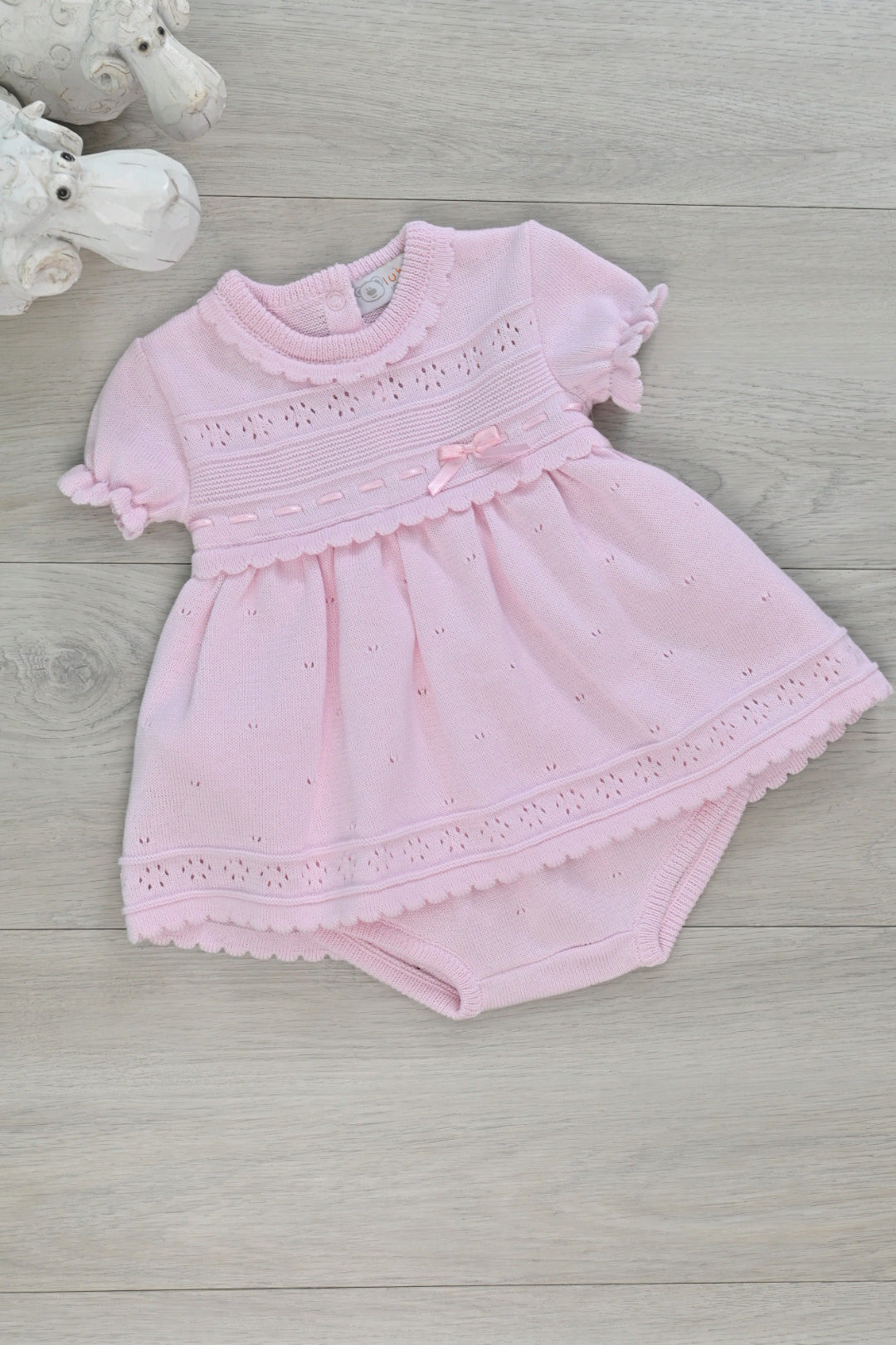 Luciana Pink Knit Dress