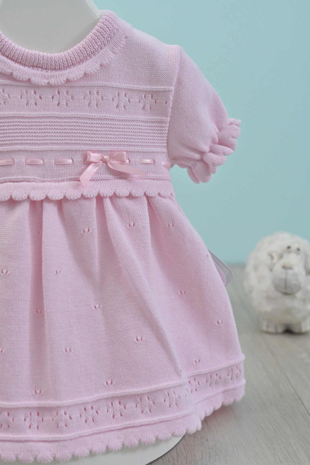 Luciana Pink Knit Dress