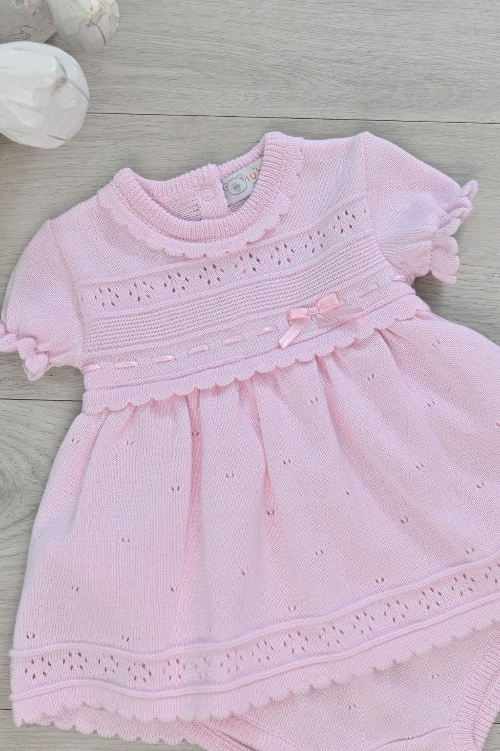 Luciana Pink Knit Dress