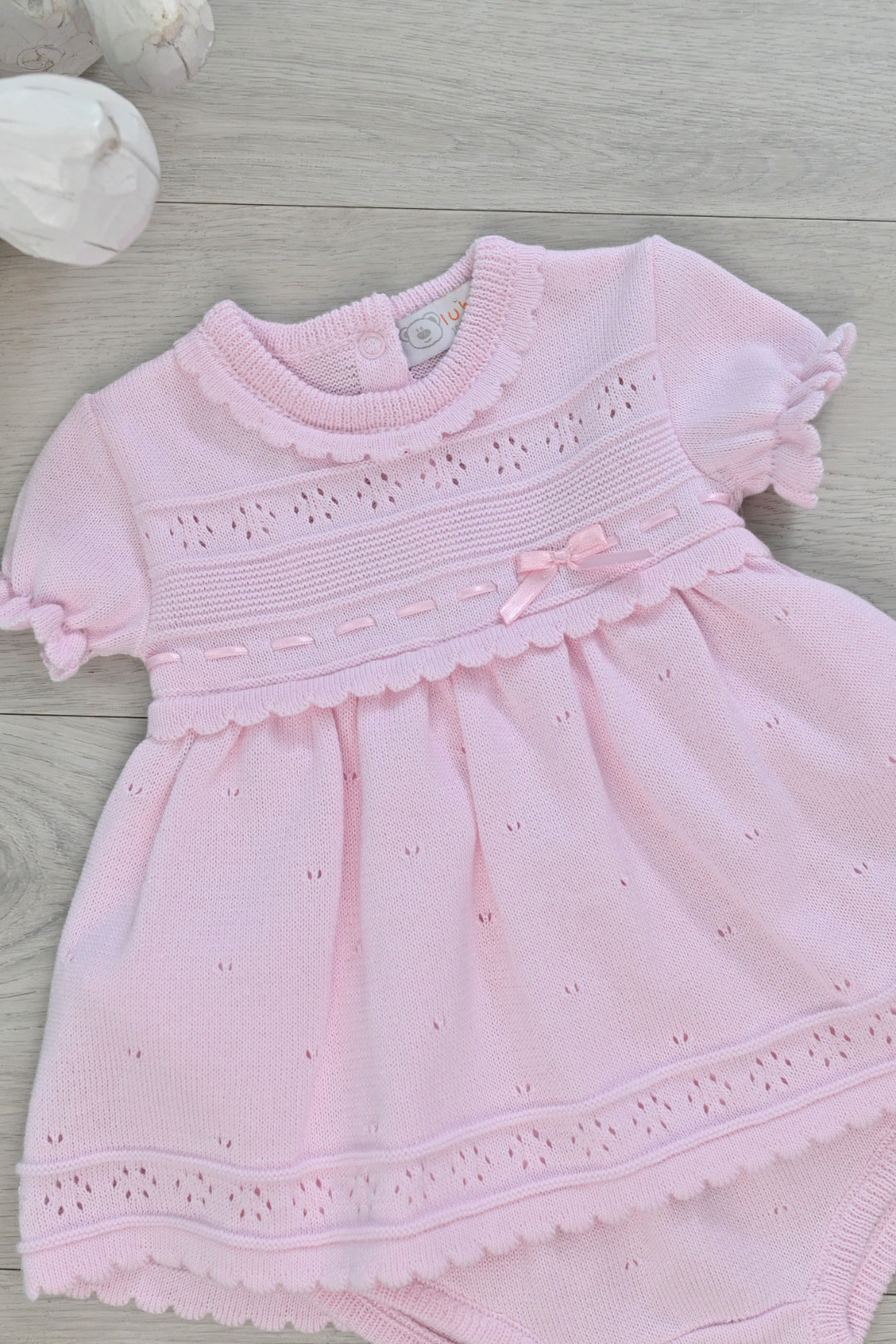 Luciana Pink Knit Dress