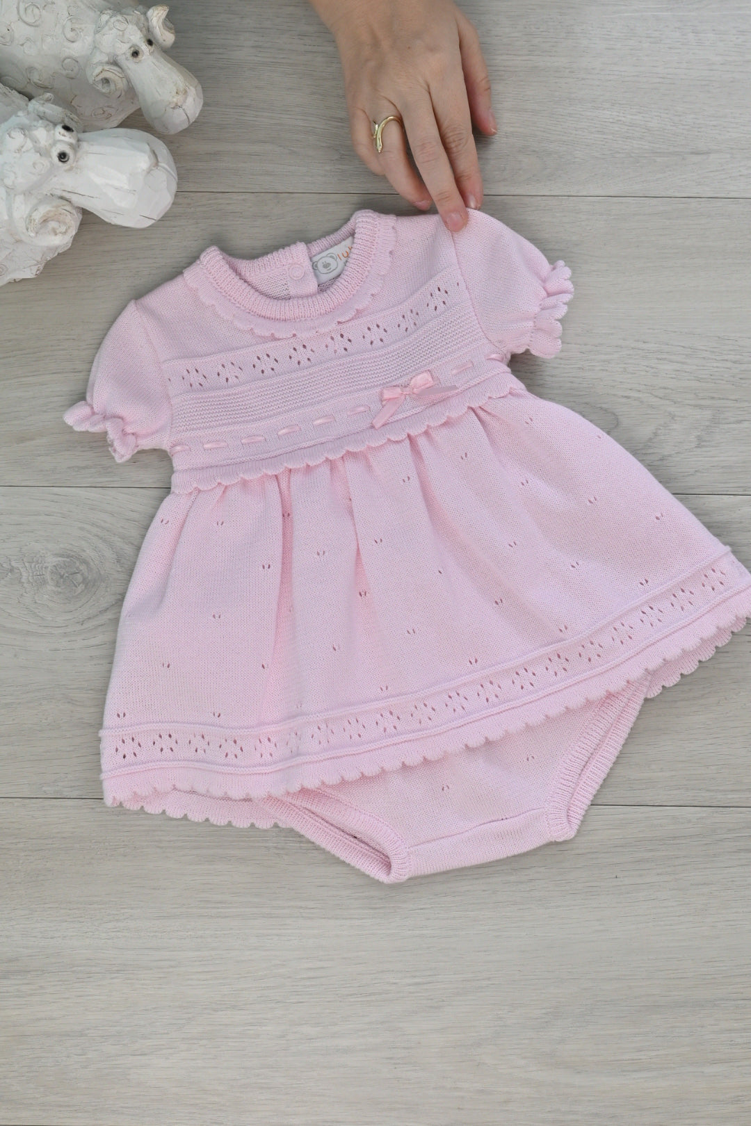 Luciana Pink Knit Dress