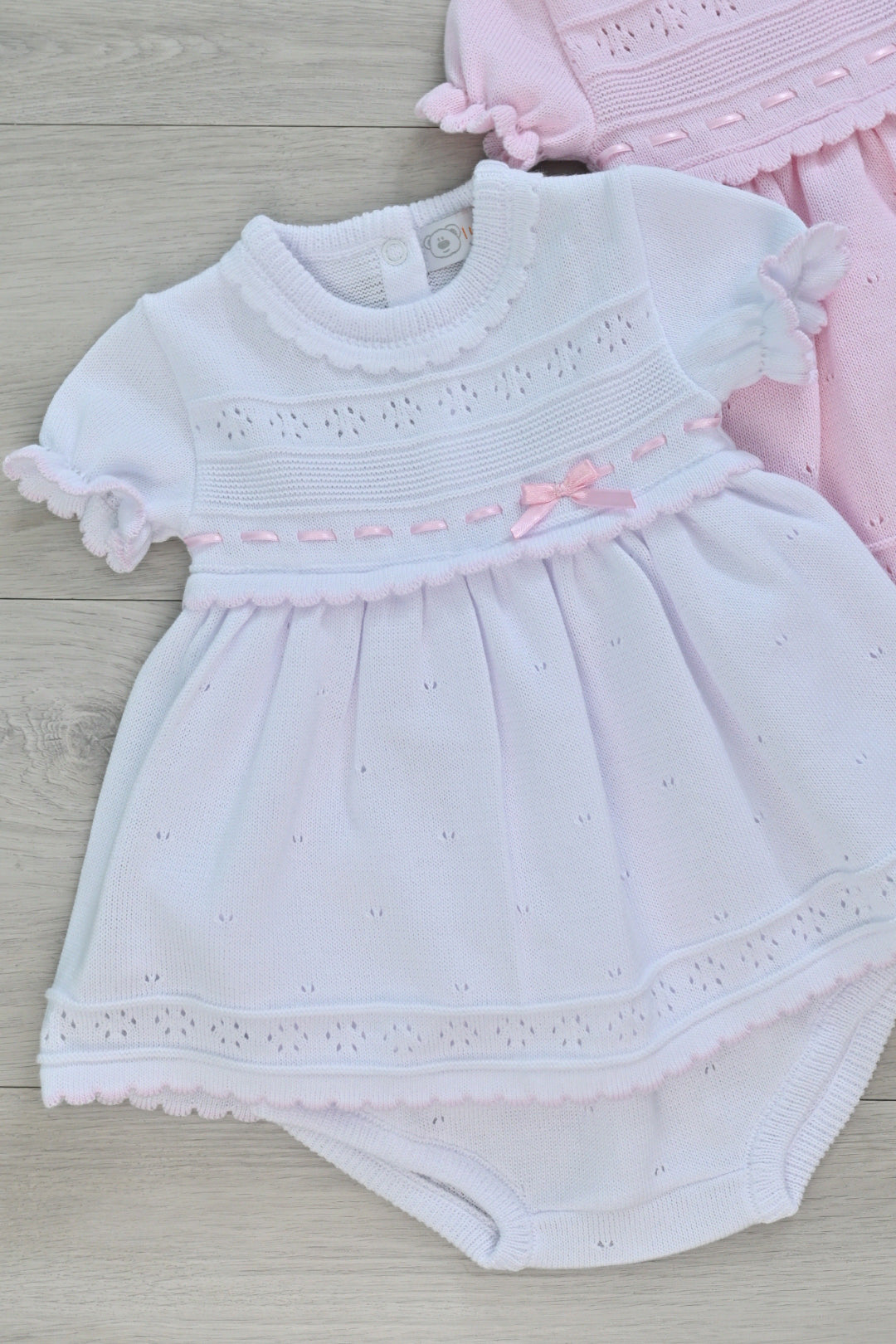 Luciana White Knit Dress
