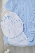 Set Babero y Trapito de Hombre Baby Blue