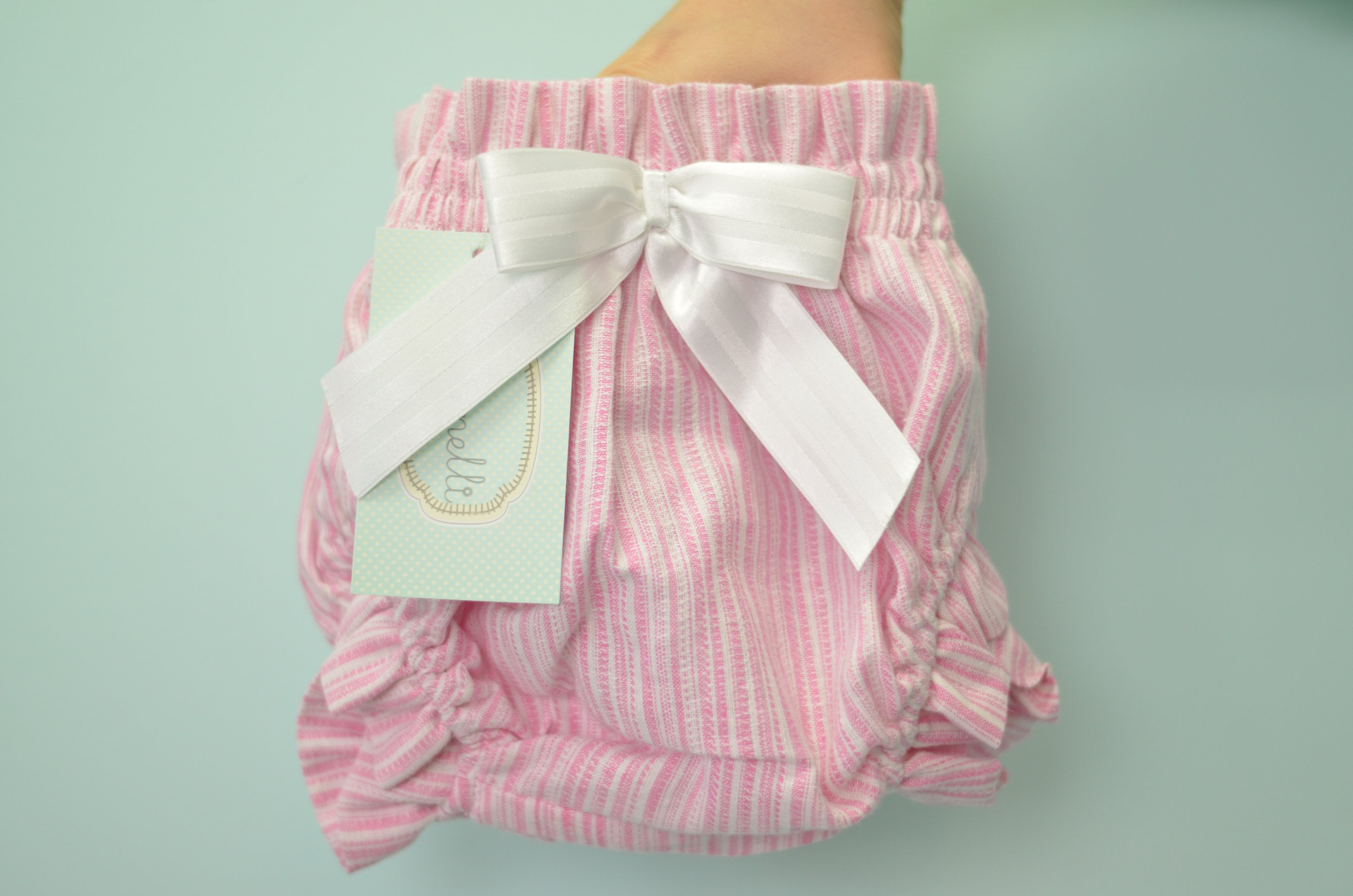 Short burbuja Rosado Rayado