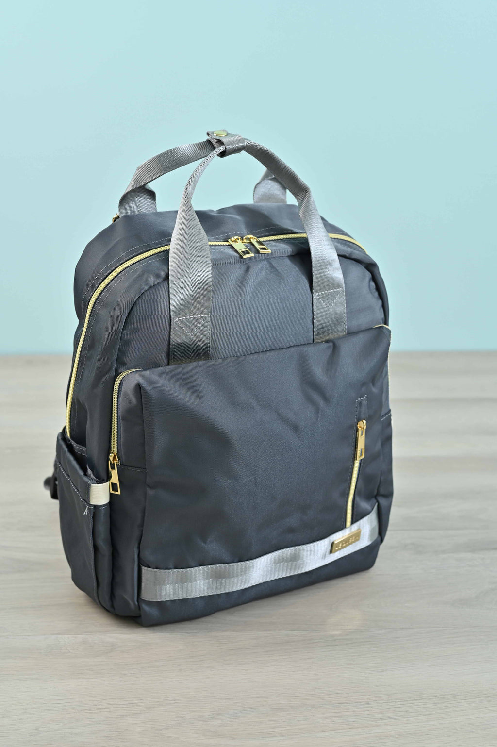 Pañalera Gray Tipo Mochila